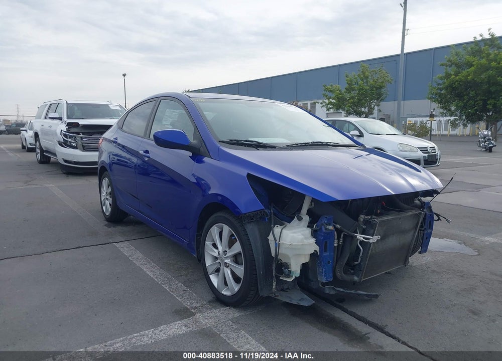 2012 HYUNDAI ACCENT GLS VIN: KMHCU4AE9CU226453