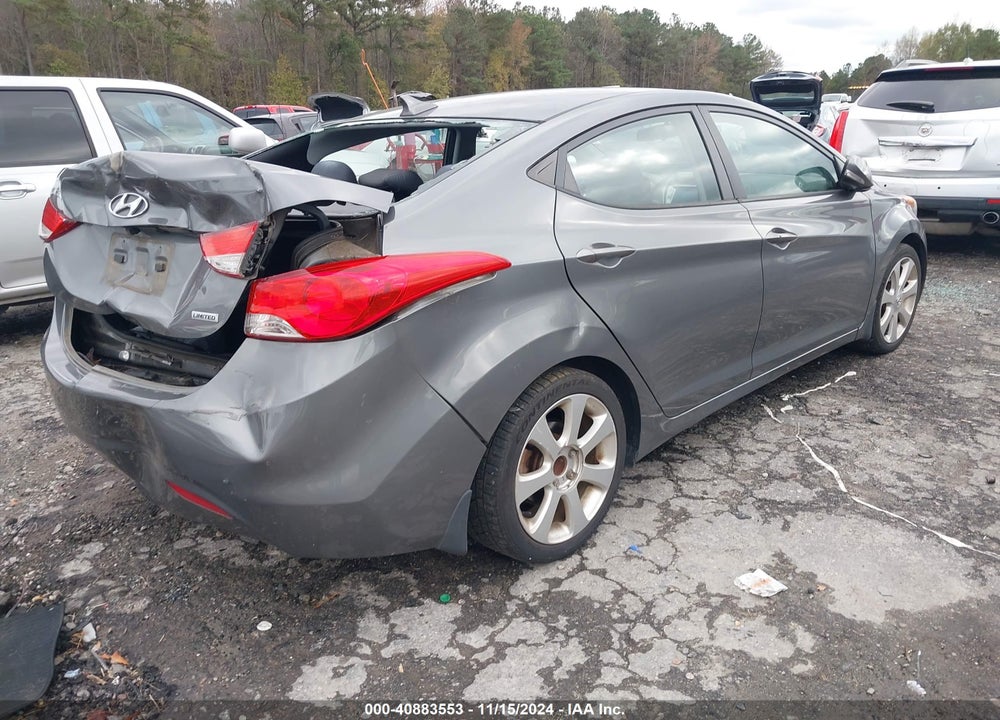 2013 HYUNDAI ELANTRA LIMITED VIN: 5NPDH4AE7DH293920