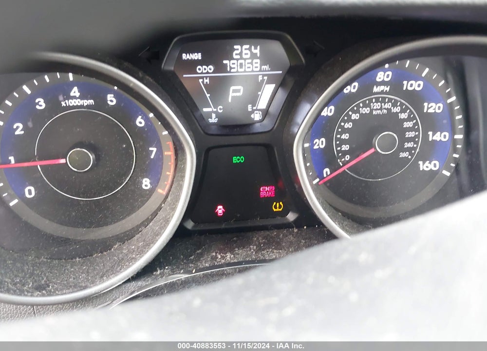 2013 HYUNDAI ELANTRA LIMITED VIN: 5NPDH4AE7DH293920