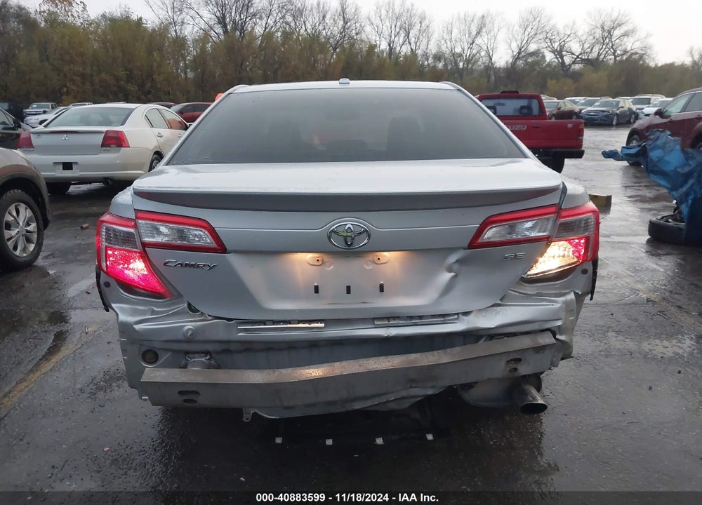 2012 TOYOTA CAMRY SE VIN: 4T1BF1FK5CU508723
