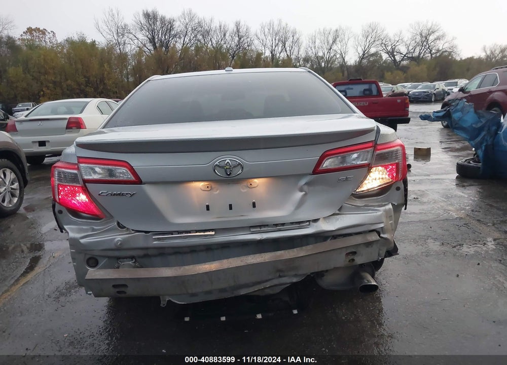 2012 TOYOTA CAMRY SE VIN: 4T1BF1FK5CU508723