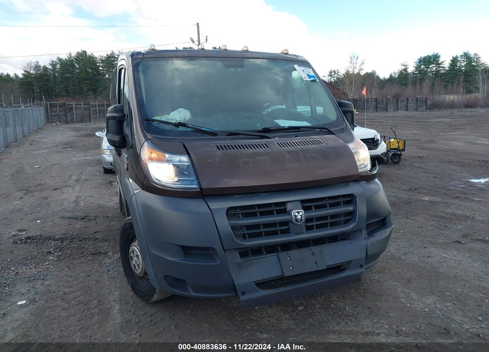2017 RAM PROMASTER 1500 LOW ROOF 118 WB VIN: 3C6TRVNG1HE520126