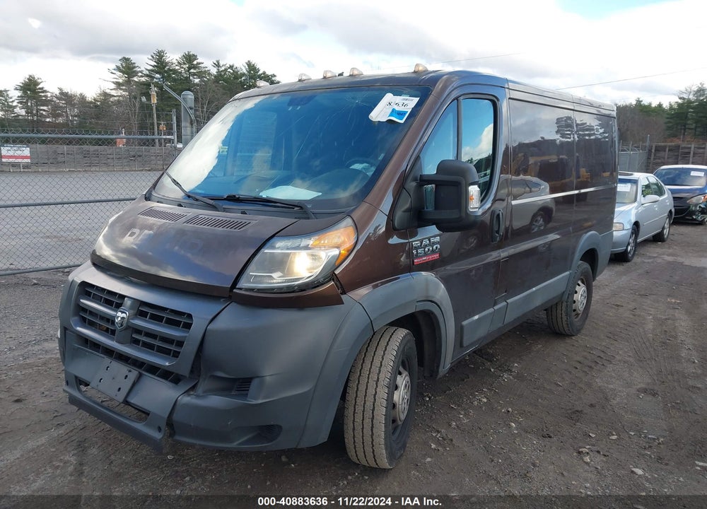 2017 RAM PROMASTER 1500 LOW ROOF 118 WB VIN: 3C6TRVNG1HE520126