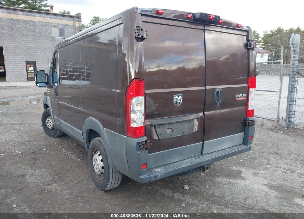 2017 RAM PROMASTER 1500 LOW ROOF 118 WB VIN: 3C6TRVNG1HE520126
