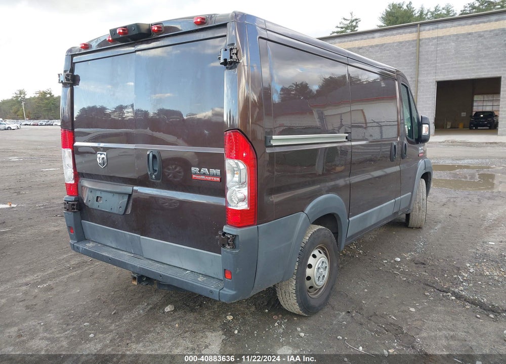 2017 RAM PROMASTER 1500 LOW ROOF 118 WB VIN: 3C6TRVNG1HE520126