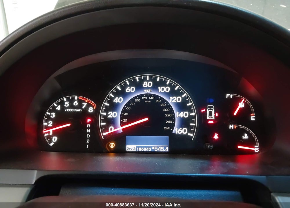 2008 HONDA ODYSSEY TOURING VIN: 5FNRL389X8B021566
