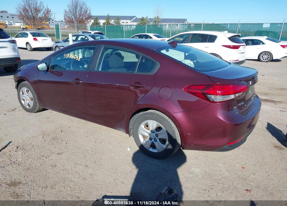 2018 KIA FORTE LX VIN: 3KPFK4A75JE167504