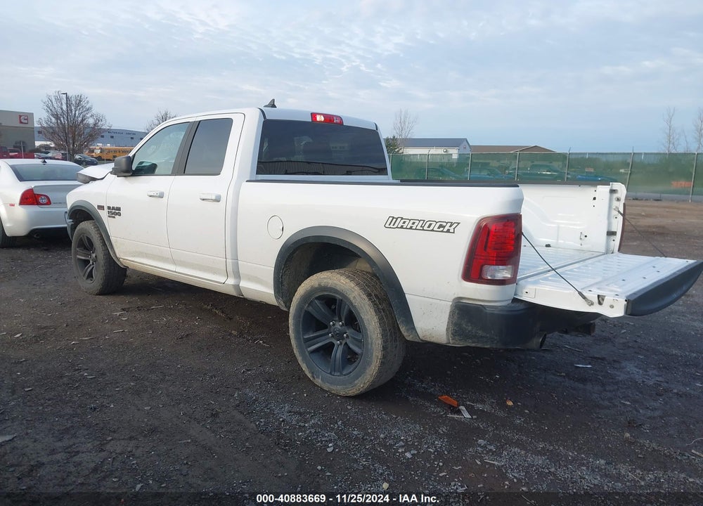 2022 RAM 1500 CLASSIC WARLOCK 4X4 6'4 BOX VIN: 1C6RR7GTXNS156023