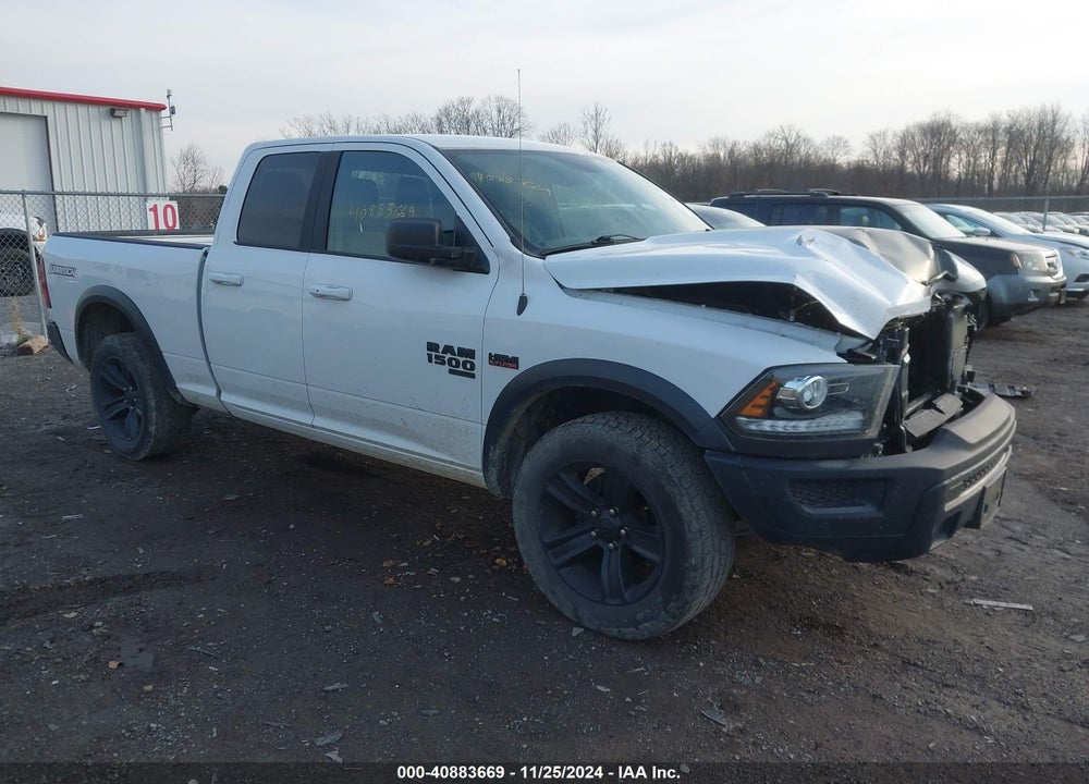 2022 RAM 1500 CLASSIC WARLOCK 4X4 6'4 BOX VIN: 1C6RR7GTXNS156023