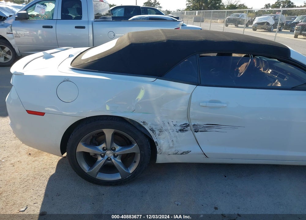 2013 CHEVROLET CAMARO 2LT VIN: 2G1FC3D38D9217677