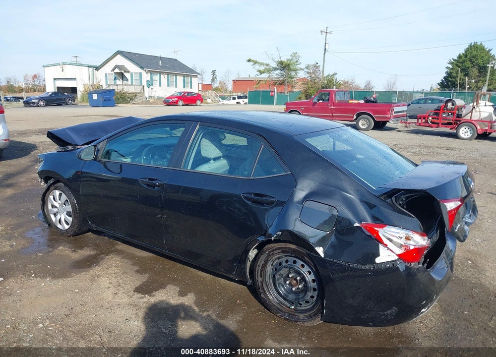 2016 TOYOTA COROLLA LE VIN: 5YFBURHE8GP411566