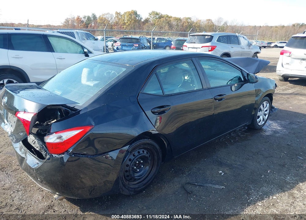 2016 TOYOTA COROLLA LE VIN: 5YFBURHE8GP411566