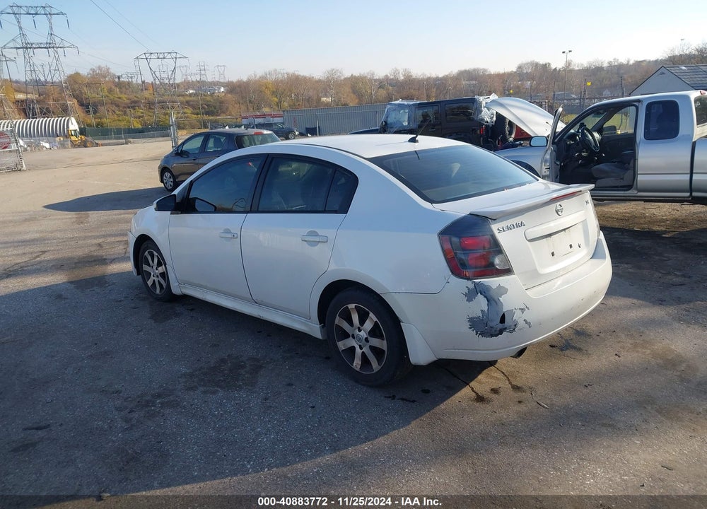 2012 NISSAN SENTRA 2.0 SR VIN: 3N1AB6AP6CL719809