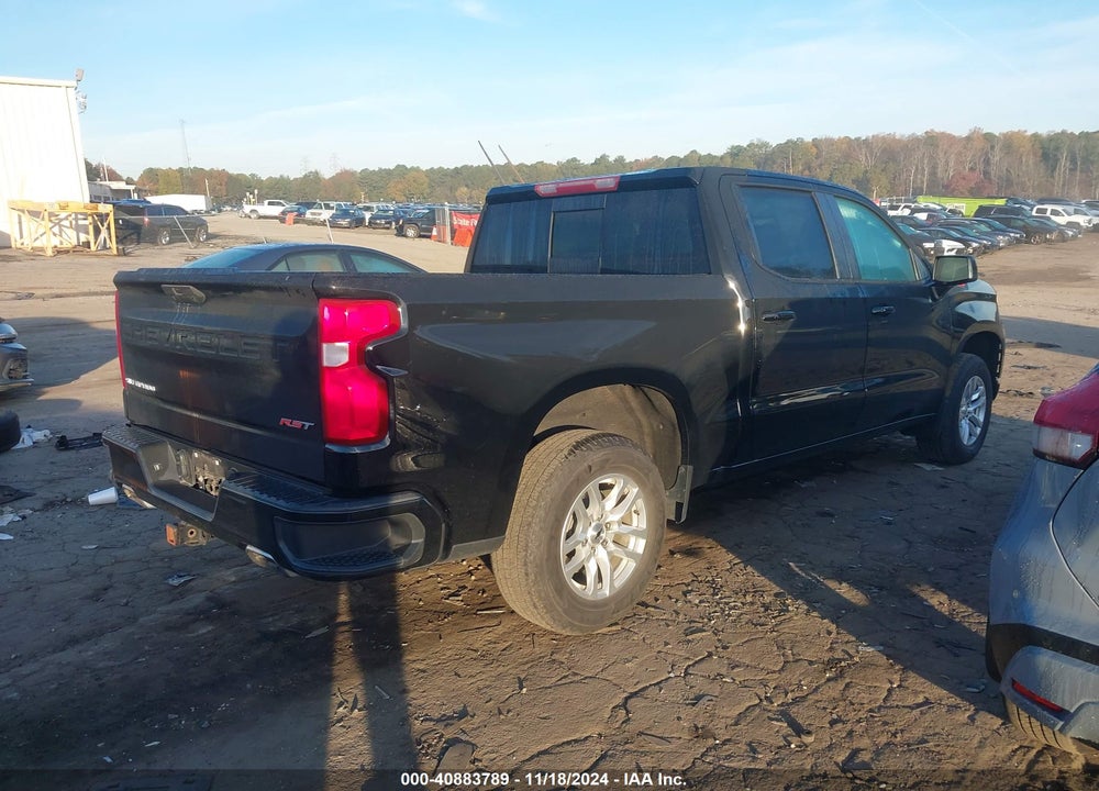 2021 CHEVROLET SILVERADO 1500 4WD SHORT BED RST VIN: 3GCUYEED4MG280770