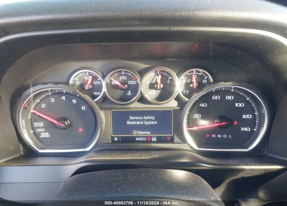 2021 CHEVROLET SILVERADO 1500 4WD SHORT BED RST VIN: 3GCUYEED4MG280770