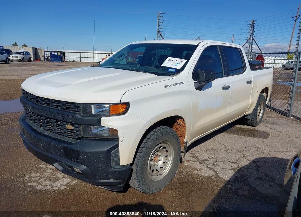 2021 CHEVROLET SILVERADO 1500 2WD SHORT BED WT VIN: 3GCPWAEH3MG239335