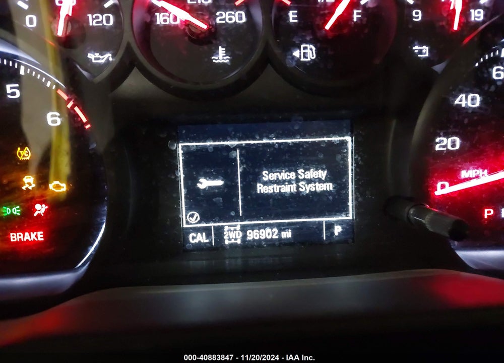 2020 CHEVROLET SILVERADO 1500 4WD STANDARD BED CUSTOM VIN: 3GCPYBEH9LG205656