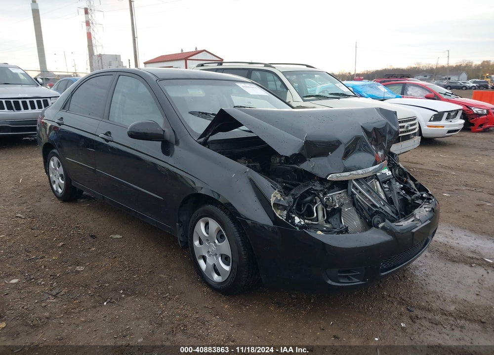 2008 KIA SPECTRA LX VIN: KNAFE121585496092