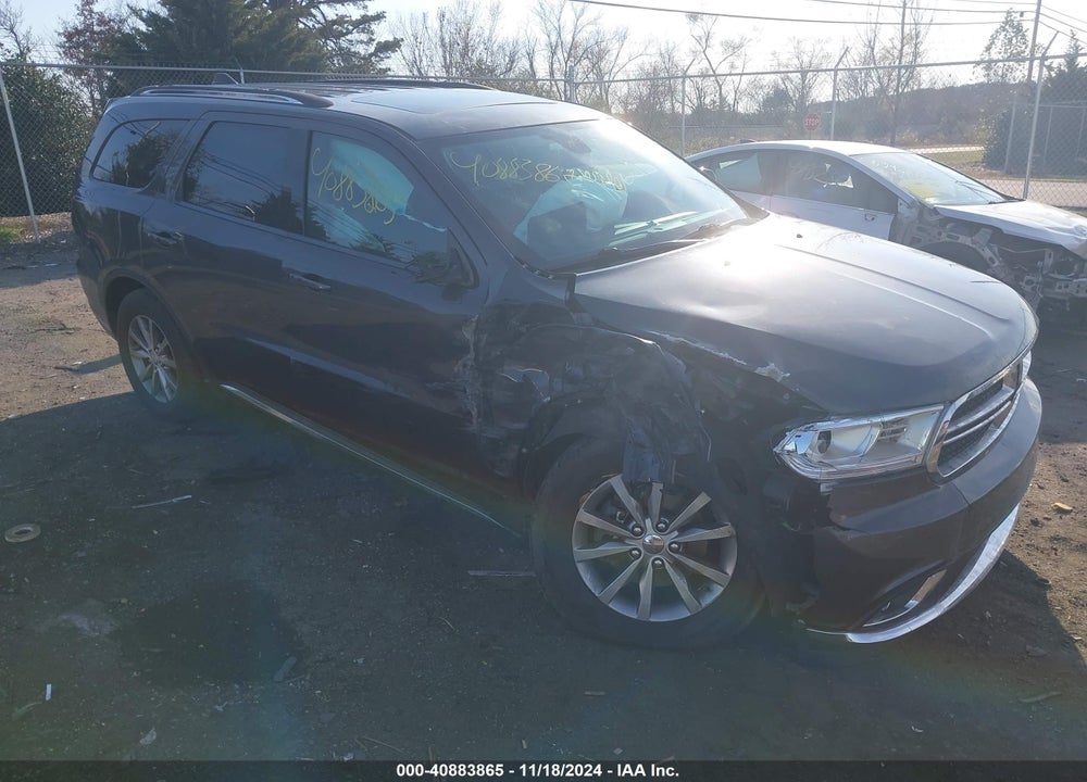2017 DODGE DURANGO SXT AWD VIN: 1C4RDJAG2HC806882