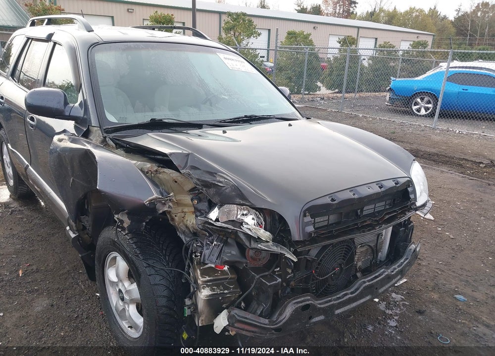 2005 HYUNDAI SANTA FE GLS VIN: KM8SC13D55U887126