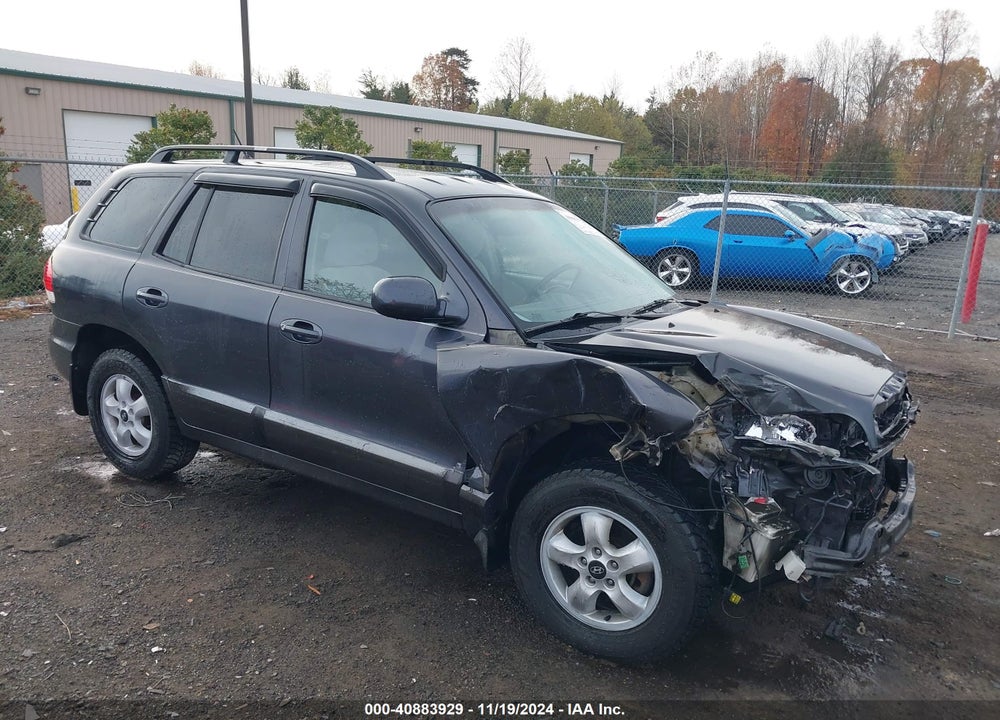 2005 HYUNDAI SANTA FE GLS VIN: KM8SC13D55U887126