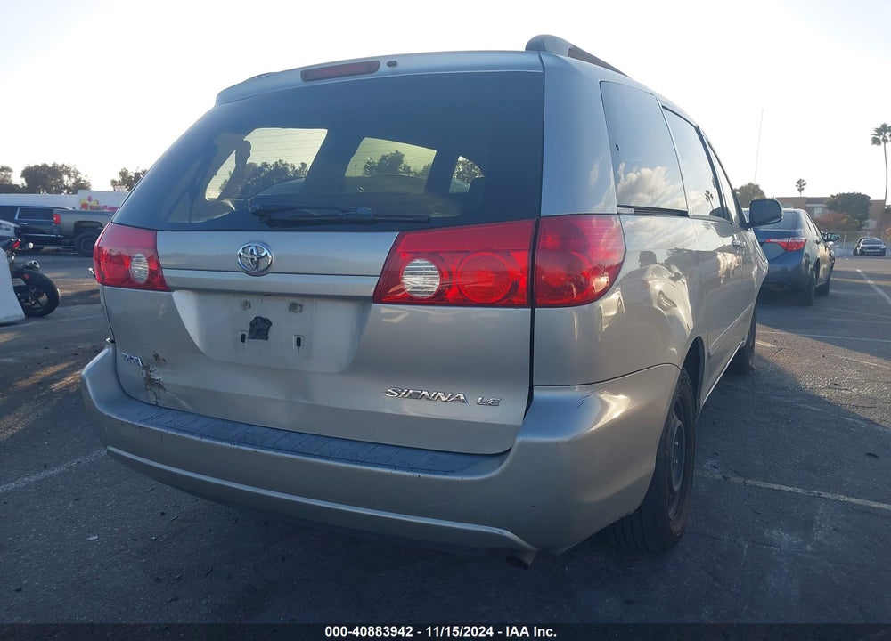 2006 TOYOTA SIENNA LE VIN: 5TDZA23C86S571246