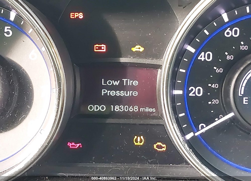 2011 HYUNDAI SONATA LIMITED VIN: 5NPEC4AC6BH122364