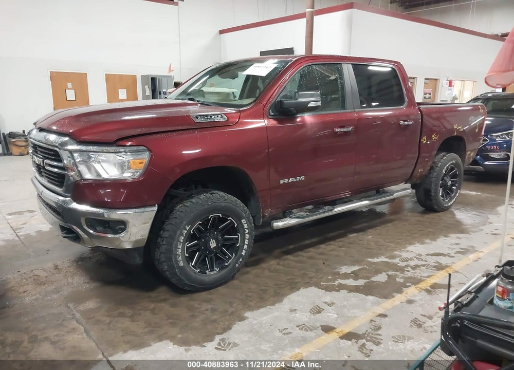 2019 RAM 1500 BIG HORN/LONE STAR 4X4 5'7 BOX VIN: 1C6SRFFT0KN687710