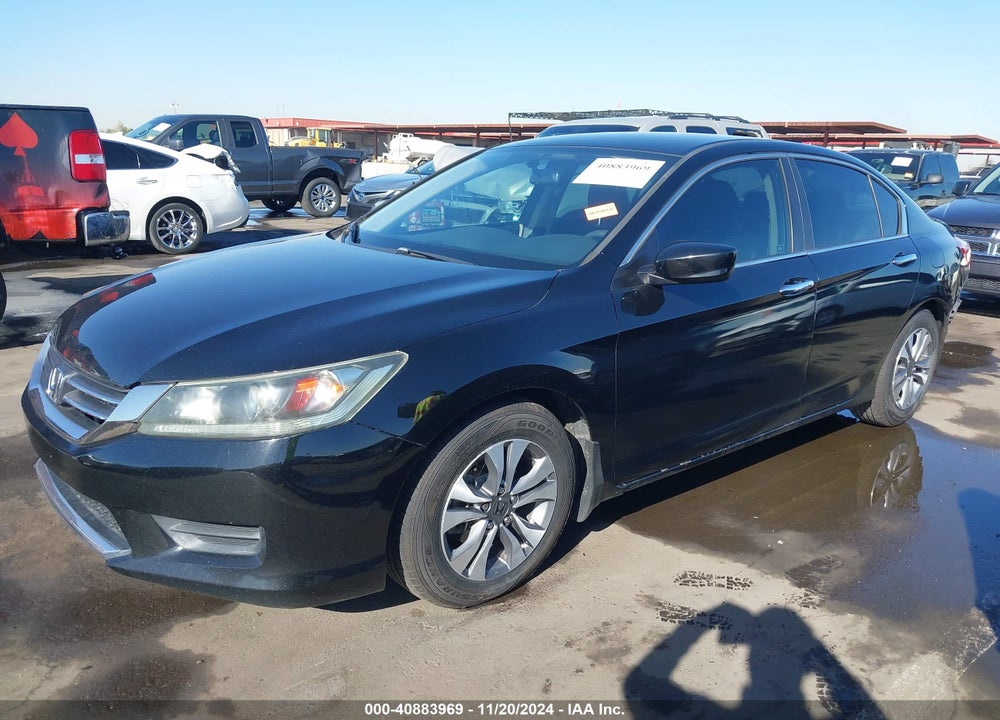 2013 HONDA ACCORD LX VIN: 1HGCR2F36DA145318