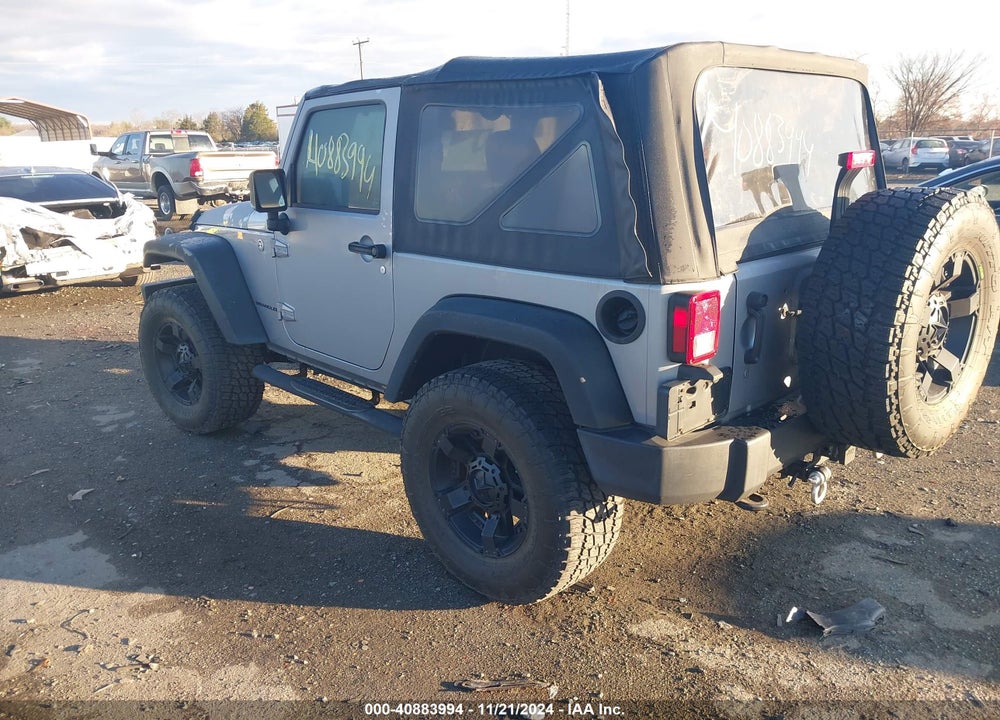2015 JEEP WRANGLER SPORT VIN: 1C4AJWAG7FL725201