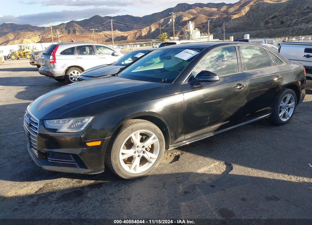 2018 AUDI A4 2.0T TECH ULTRA PREMIUM/2.0T ULTRA PREMIUM VIN: WAUKMAF48JA121848