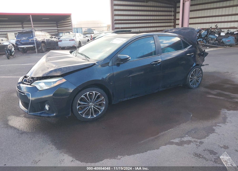 2014 TOYOTA COROLLA S/S PLUS/S PREMIUM VIN: 5YFBURHE4EP071538