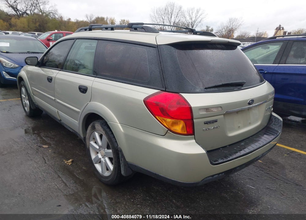2007 SUBARU OUTBACK 2.5I/2.5I BASIC/2.5I L.L. BEAN EDITION VIN: 4S4BP61C377343060