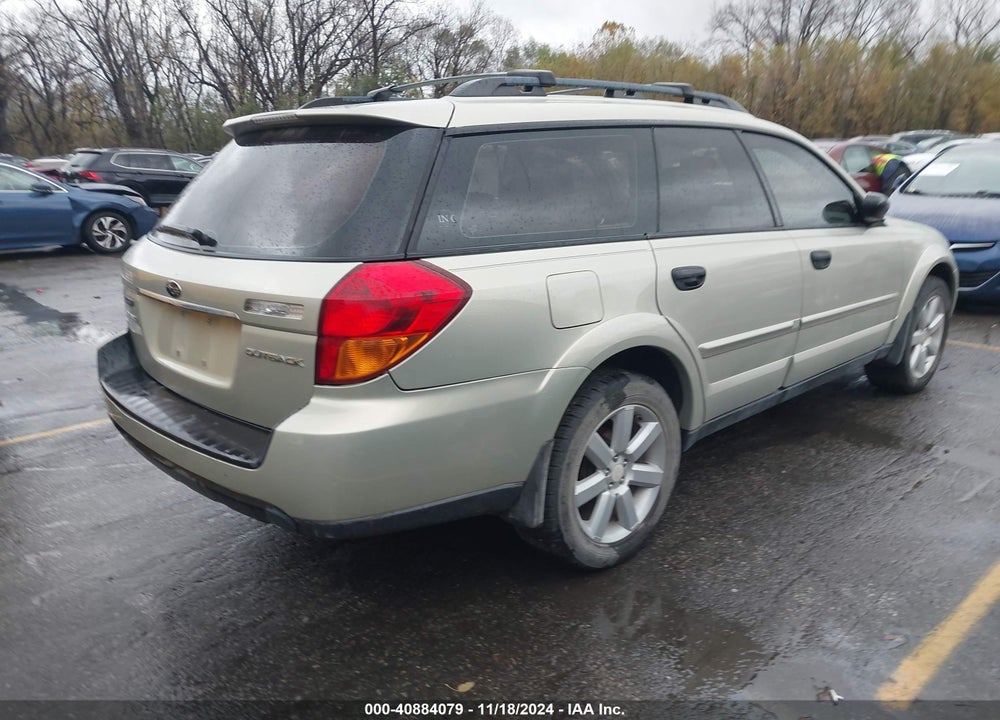 2007 SUBARU OUTBACK 2.5I/2.5I BASIC/2.5I L.L. BEAN EDITION VIN: 4S4BP61C377343060