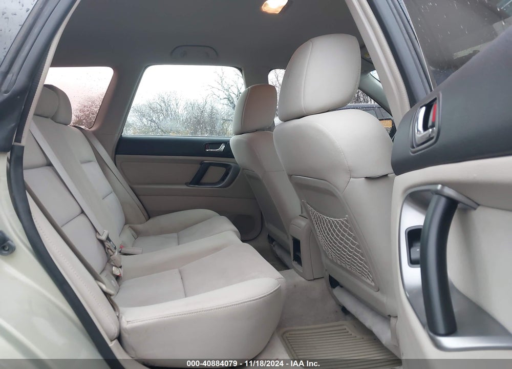 2007 SUBARU OUTBACK 2.5I/2.5I BASIC/2.5I L.L. BEAN EDITION VIN: 4S4BP61C377343060