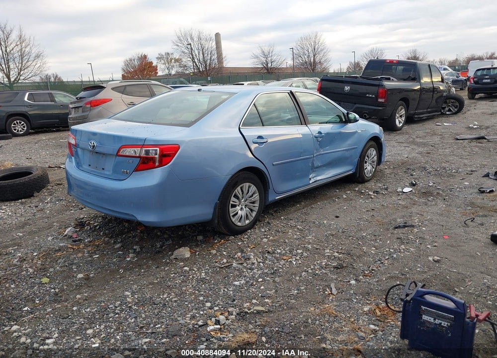 2012 TOYOTA CAMRY HYBRID LE VIN: 4T1BD1FK6CU039664
