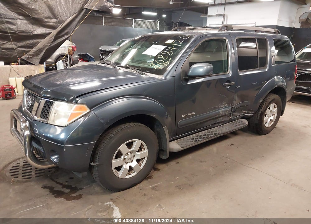 2005 NISSAN PATHFINDER SE OFF ROAD VIN: 5N1AR18W55C717794