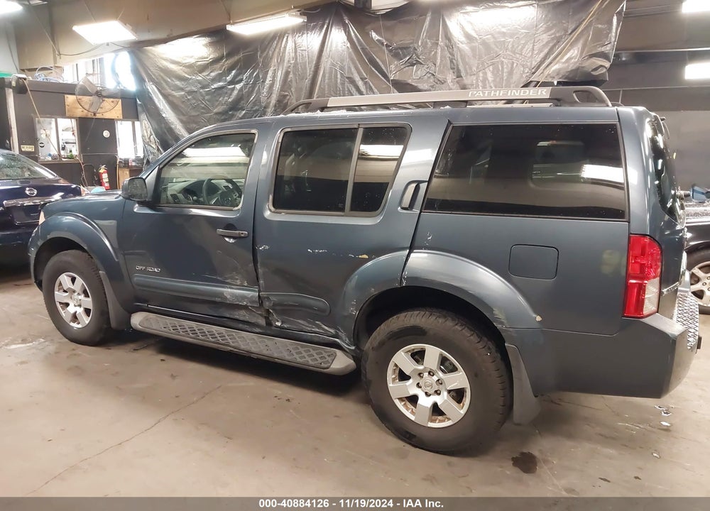 2005 NISSAN PATHFINDER SE OFF ROAD VIN: 5N1AR18W55C717794