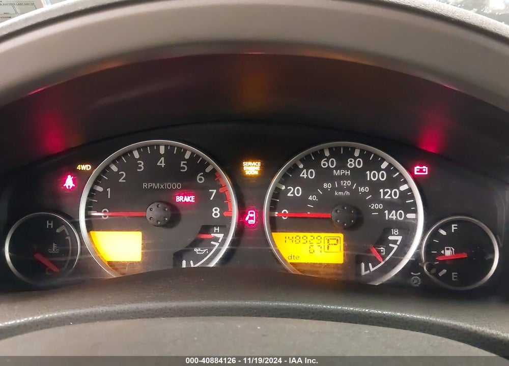 2005 NISSAN PATHFINDER SE OFF ROAD VIN: 5N1AR18W55C717794