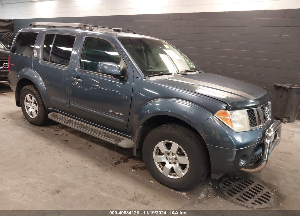 2005 NISSAN PATHFINDER SE OFF ROAD VIN: 5N1AR18W55C717794