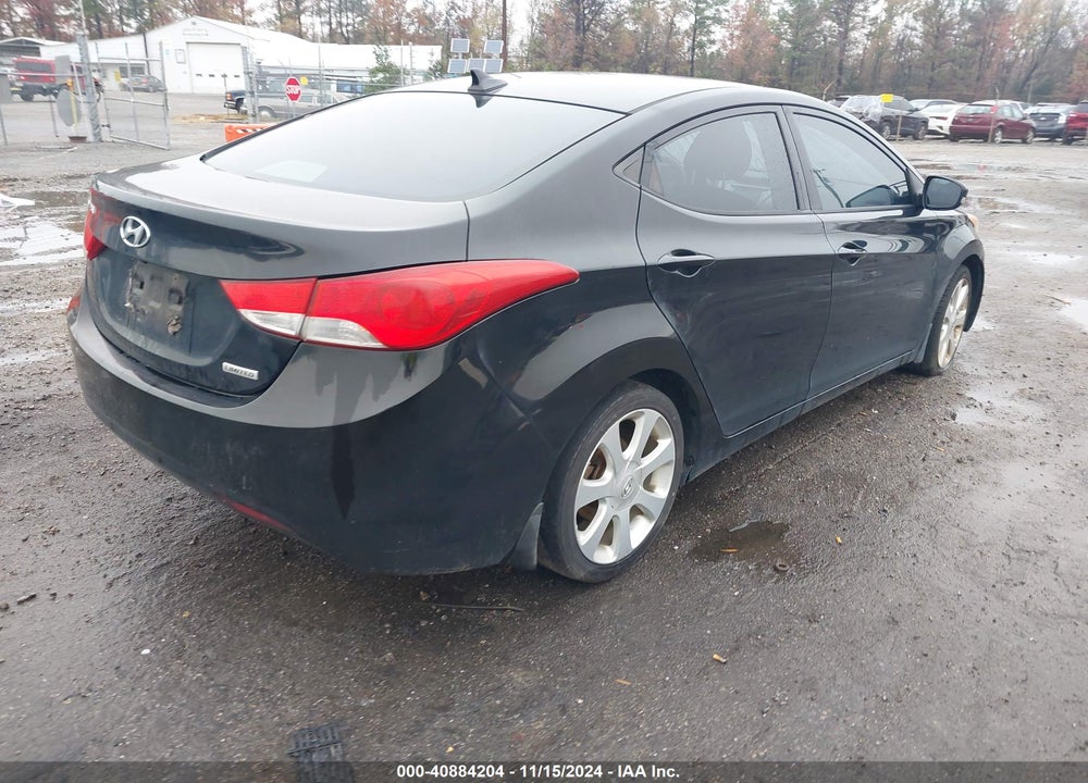 2013 HYUNDAI ELANTRA LIMITED VIN: KMHDH4AE0DU760256