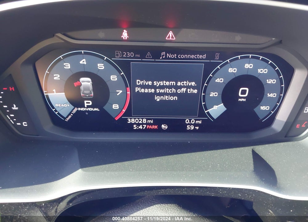 2020 AUDI Q3 PREMIUM 45 TFSI S LINE QUATTRO TIPTRONIC VIN: WA1DECF35L1067806