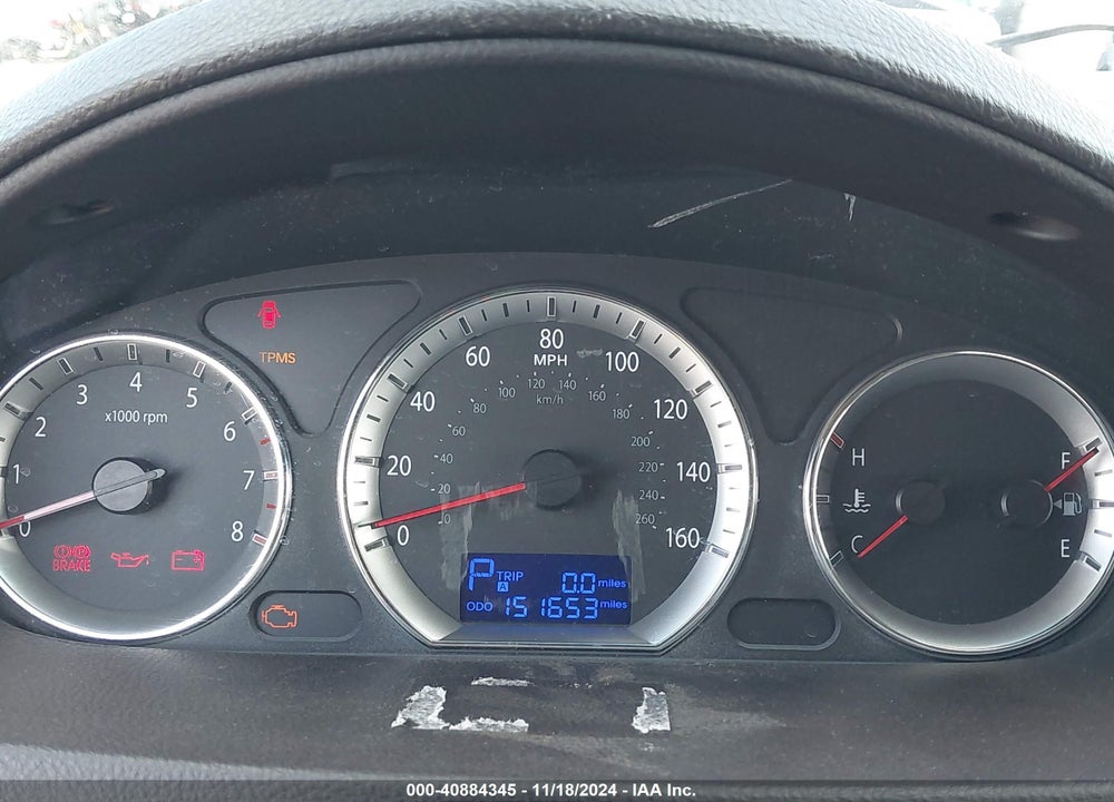 2009 HYUNDAI SONATA GLS VIN: 5NPET46C09H569162