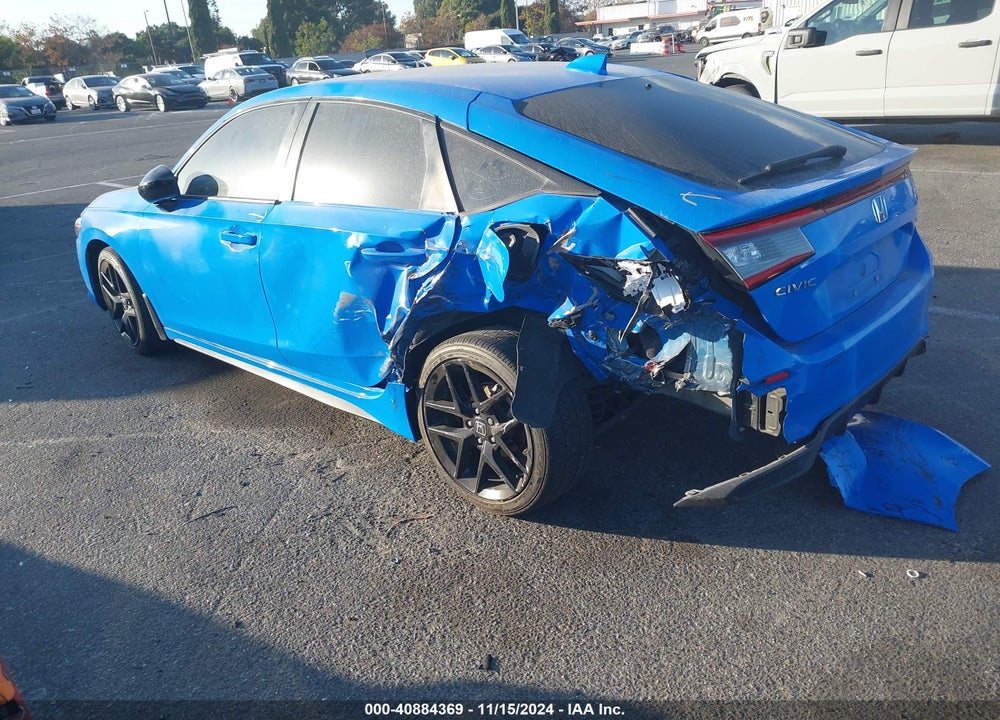 2022 HONDA CIVIC VIN: 19XFL2H81NE000451