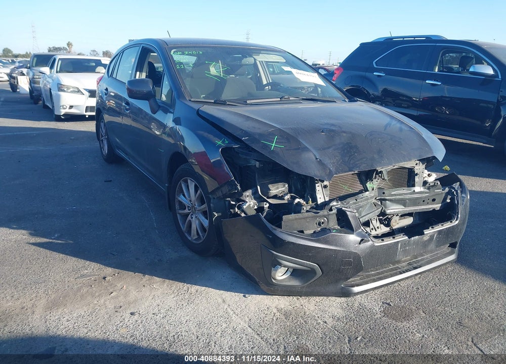 2013 SUBARU IMPREZA 2.0I PREMIUM VIN: JF1GPAC68DH208401