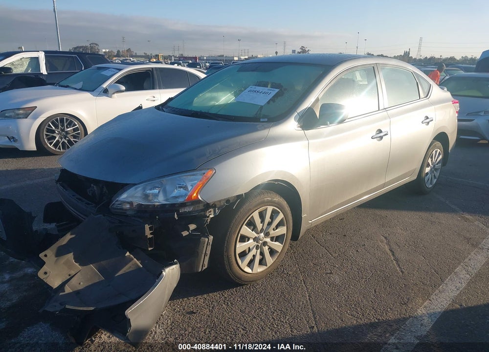 2014 NISSAN SENTRA S VIN: 3N1AB7AP0EY302598