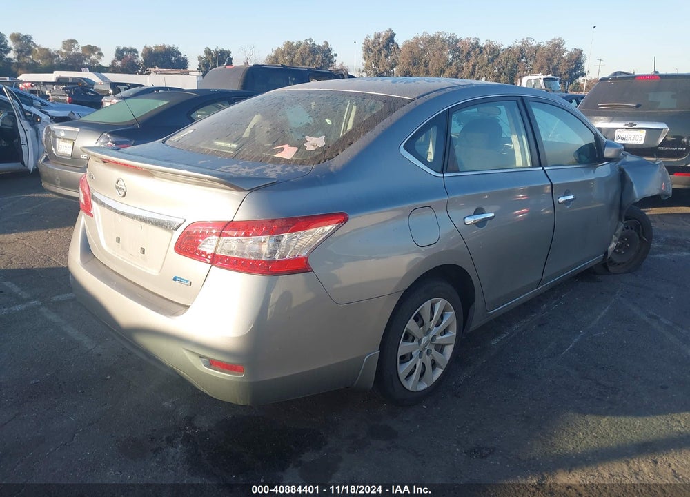 2014 NISSAN SENTRA S VIN: 3N1AB7AP0EY302598