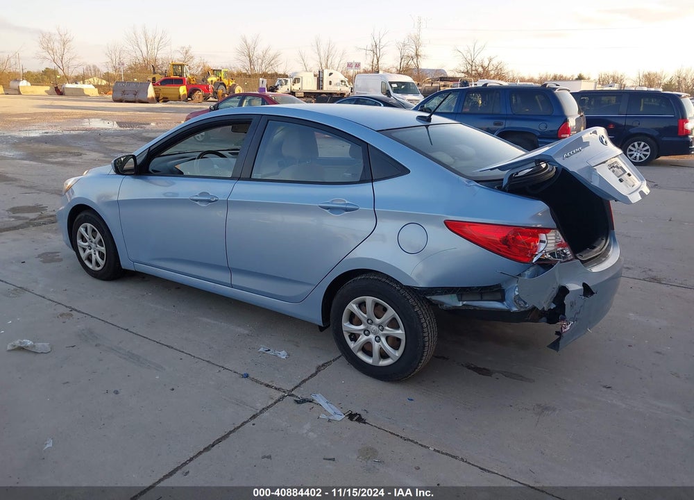 2014 HYUNDAI ACCENT GLS VIN: KMHCT4AE9EU683575