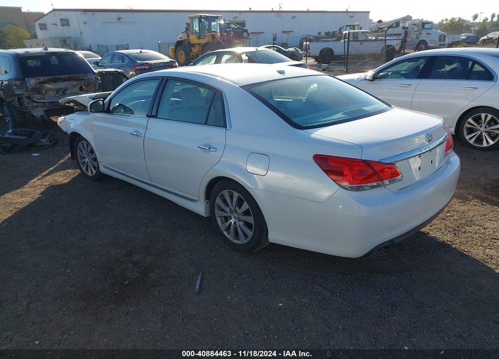 2011 TOYOTA AVALON LIMITED VIN: 4T1BK3DB6BU424273