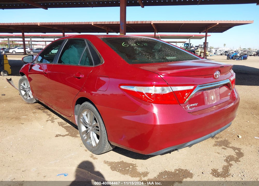 2016 TOYOTA CAMRY SE VIN: 4T1BF1FK2GU546268